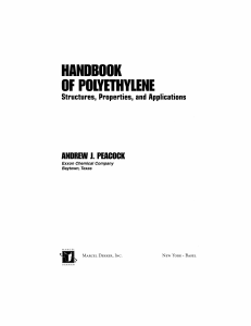[Plastics Engineering] Andrew Peacock - Handbook of Polyethylene (2000, CRC Press)