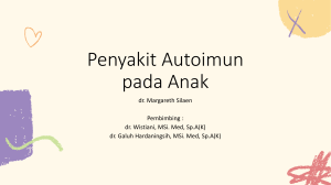 Jenis Penyakit Autoimun pada Anak