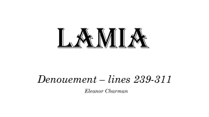 'Lamia' by John Keats analysis