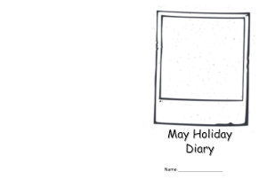  Holiday Diary Homework
