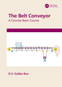 The Belt Conveyor, A Concise Basic Course