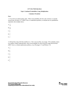 ACT-Probability-Questions