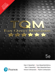 Total Quality Management (Tqm) 5E By Pearson (Besterfield) (Z-Library)