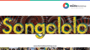 Songololo - a sitcom bridging the divide between academia and industry 