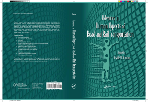 (Advances in human factors and ergonomics series) Neville Stanton - Advances in human aspects of road and rail transportation-CRC Press (2013)