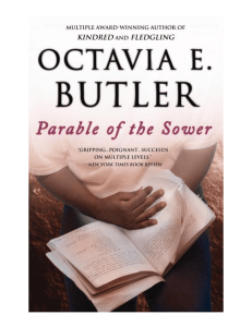 Parable of the Sower - Octavia E Butler pdf