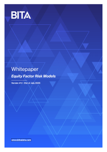 BITA Equity Factor Risk Models