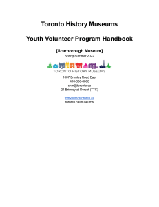 Youth Volunteer Program Handbook