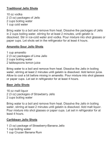 Jello Shots Recipes