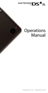 DSi XL Operations Manual