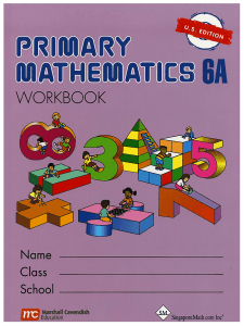 Singapore Math 6A Workbook (Singapore Math)