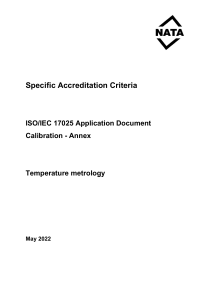 Calibration-ISO-IEC-17025-Annex-Temperature-Metrology