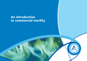 An Introduction to commercial sterility