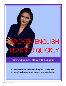 spoken english laerning quikly (sscstudy.com)