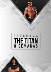 Programa The Titan 8 Semanas