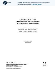 Manual de servicio CrossVent - BIOMED Devices