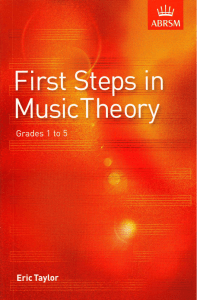 First steps in music theory 