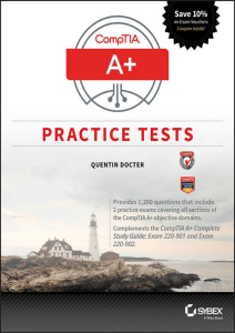 CompTIA A+ Practice Tests  Exam 220-901 and Exam 220-902 ( PDFDrive )