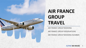 AIR FRANCE GROUP TRAVEL