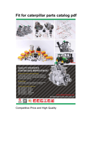 Fit for caterpillar parts catalog pdf