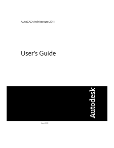 autocad aca user guide english