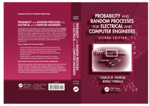 , Charles  Tummala, Murali - Probability and Random Processes for Electrical and Computer Engineers-CRC Press (2011)