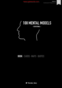 100 Mental Models - Book - A4 format