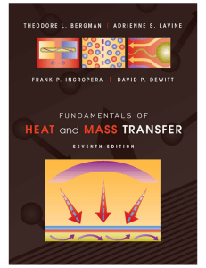 Fundamentals of Heat and Mass Transfer 7th ed