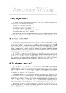 07. Academic Writing 1 - Guidelines