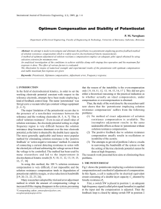 Pontentiostat Stability PMNawgh