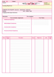 LESSON PLAN SAMPLE1 hand written