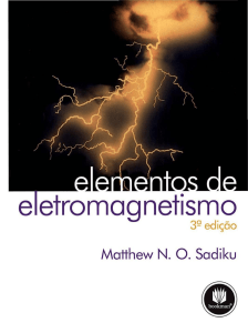 Elementos do Eletromagnetismo Sadiku 3ª edição (Qualidade)