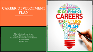 Career Development Plan