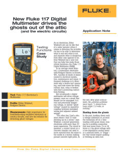 Fluke 117 Digital Multimeter drives the ghosts out of electric circuits