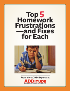 Top 5 Homework Frustrations & Fixes for ADHD Kids