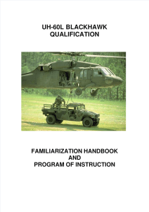 UH-60L Blackhawk Familiarization Handbook & Program