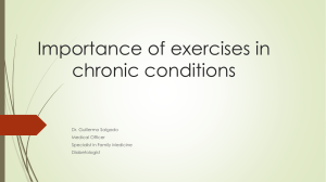 Exercise and Chronic conditions