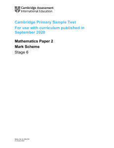 Mathematics Stage 6 Sample Paper 2 Mark Scheme tcm142-595005 (6)