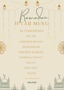 Ramadan Menu