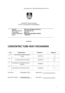 Concentric tube heat exchanger G3