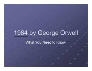 1984 terms to know ppt