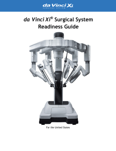 da Vinci Xi System Readiness Guide PN 1004943-US