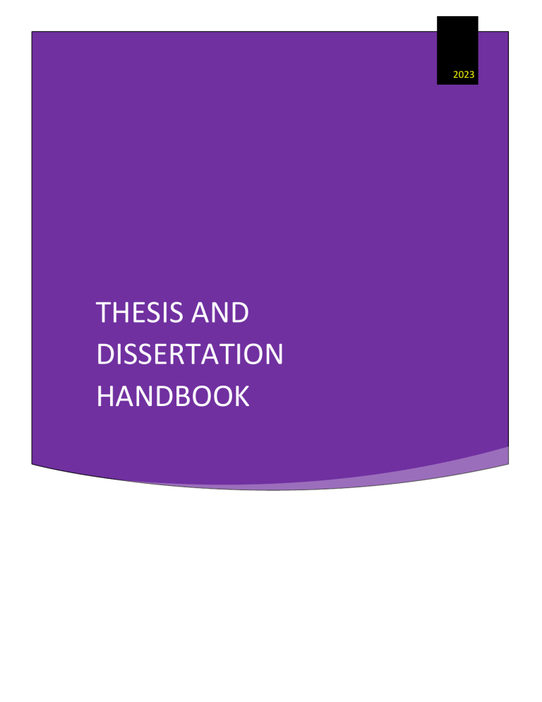 liberty university dissertation handbook 2023