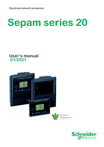 sepam M20 user guide