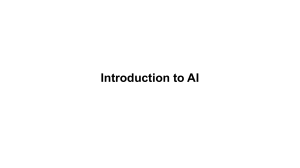 Chapter 1 Introduction to AI