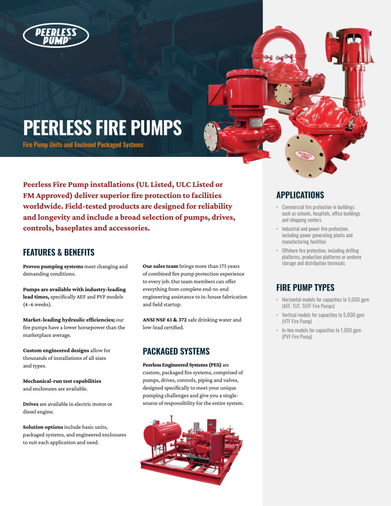 20-GNA-0363 datasheet Peerless-Pump-Brochures-and-Flyers Fire-Pumps v10-1