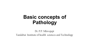 1. Basic concepts of pathology