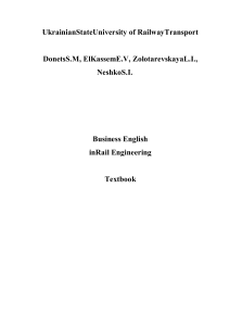 Business English in Rail Engineering1153711203