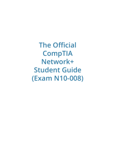 CompTIA Network+ Student Guide
