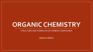 Structure and Formula of Organic compounds